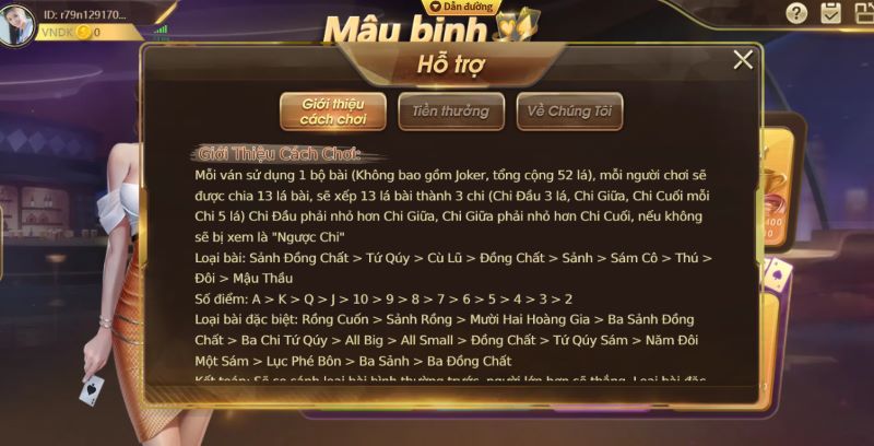 Hướng dẫn cách sắp xếp bài mậu binh cơ bản 