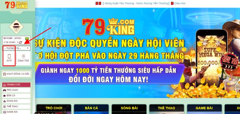 Những lưu ý quan trọng khi tiến hành tải app của 79King