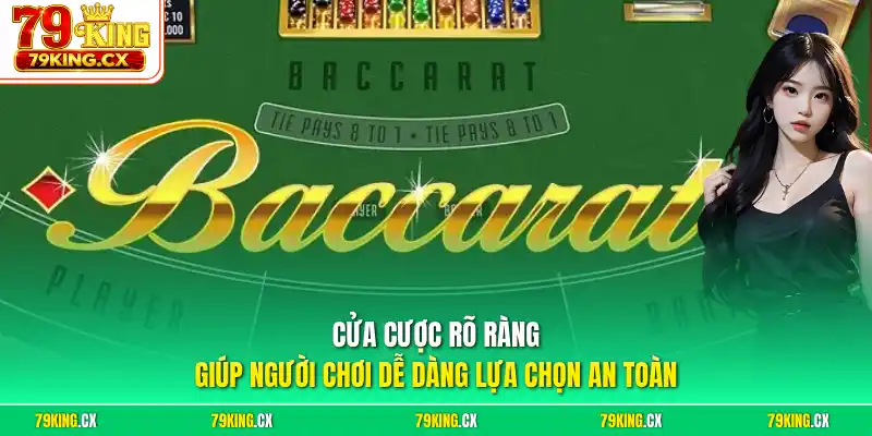 Cửa cược rõ ràng giúp người chơi dễ dàng lựa chọn an toàn